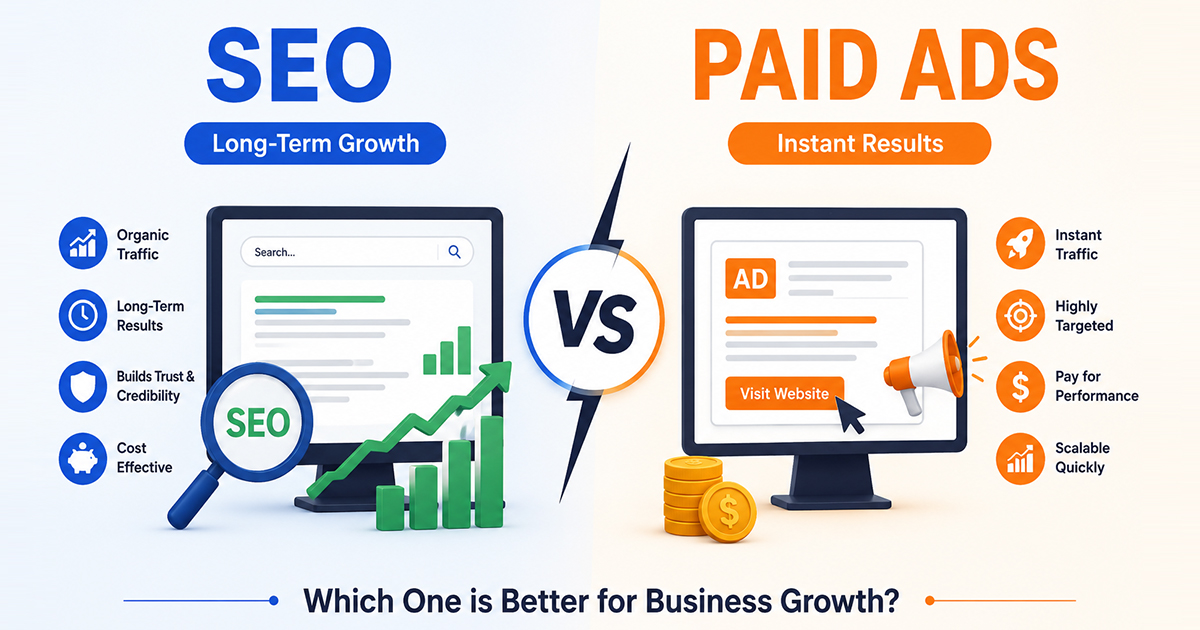 SEO vs Paid Ads: Which One is Better for Business Growth?